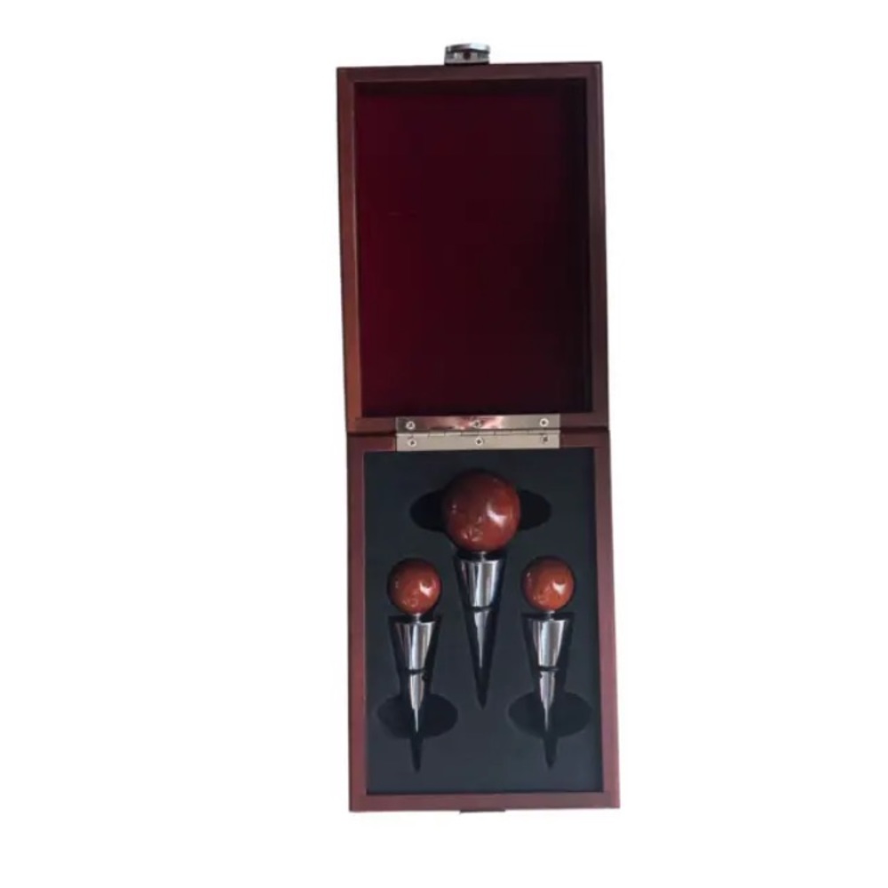 Wine Bottle Stopper Set- 3 Pieces